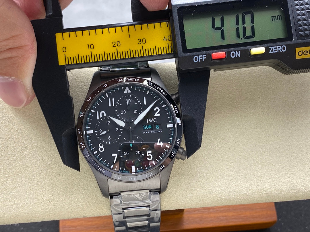 IWC Pilot 41mm Black Dial Black Case