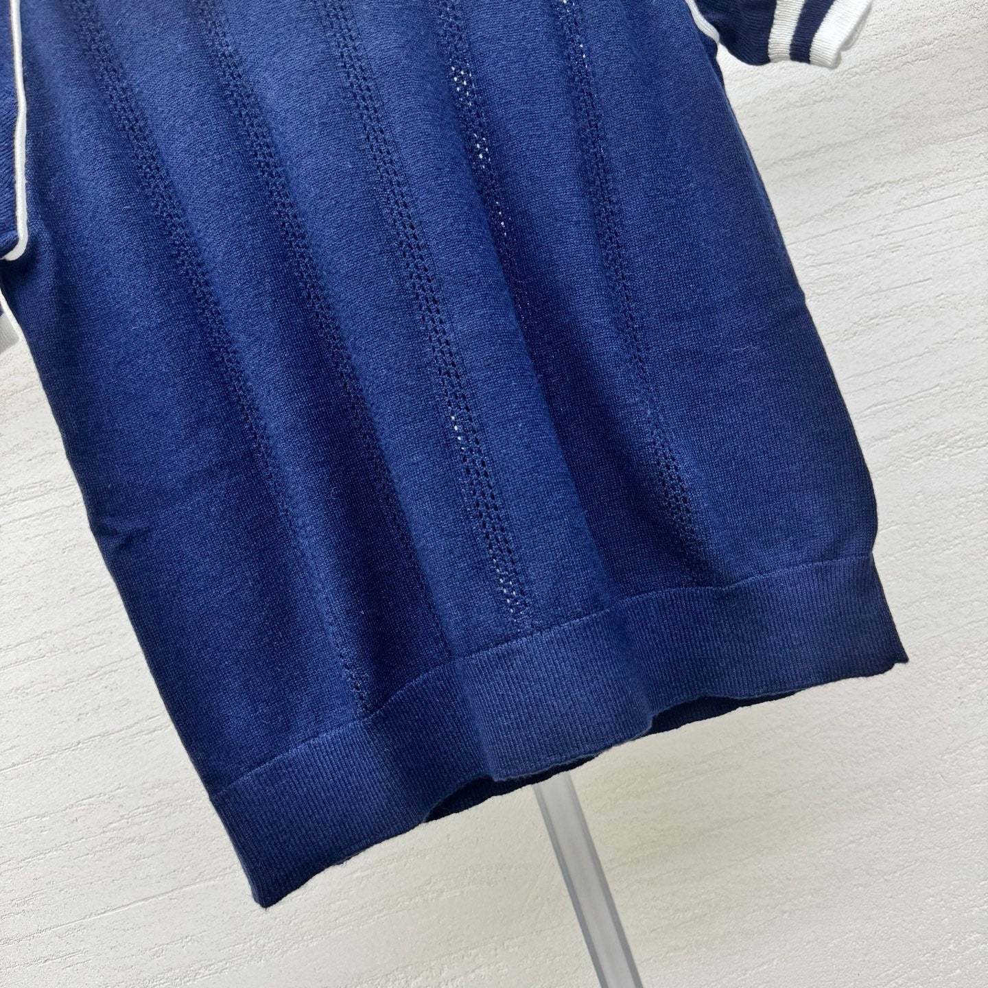 Miumiu 2026 T-shirt Blue White Wool Cashmere 356971