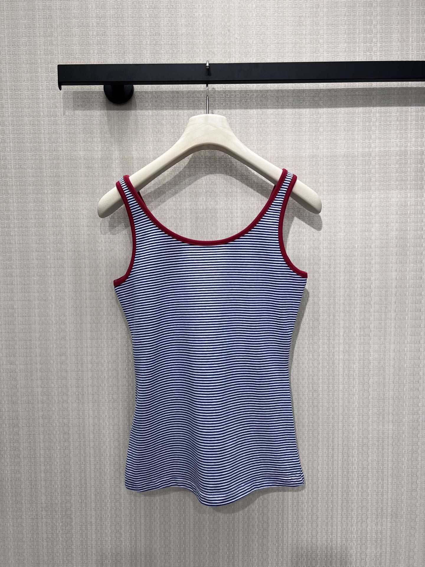 Prada 2026 Tank Top Blue Red Cotton 399200