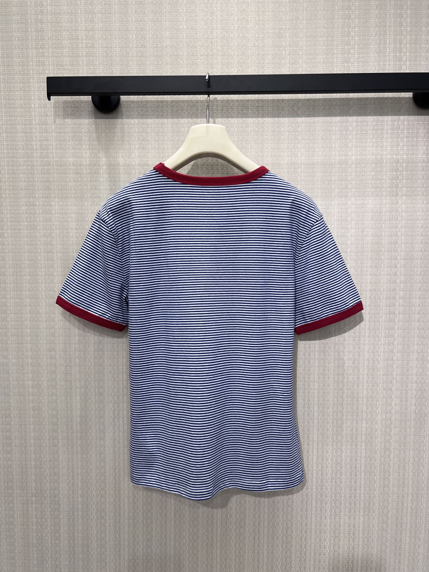 Prada 2026 Shirt Blue Red Cotton 399203