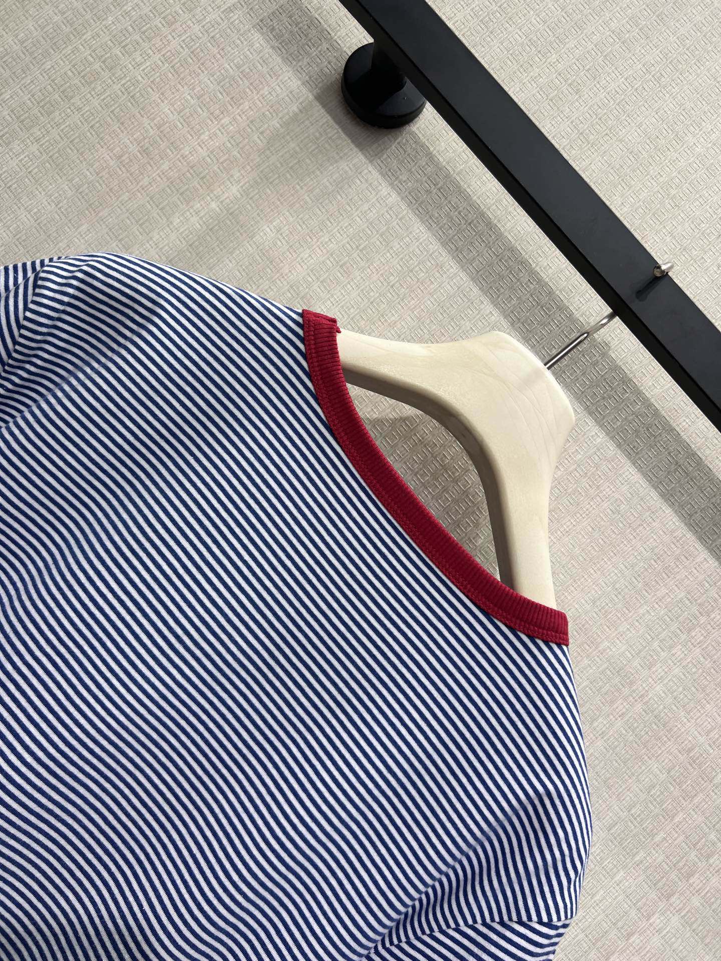 Prada 2026 Shirt Blue Red Cotton 399203