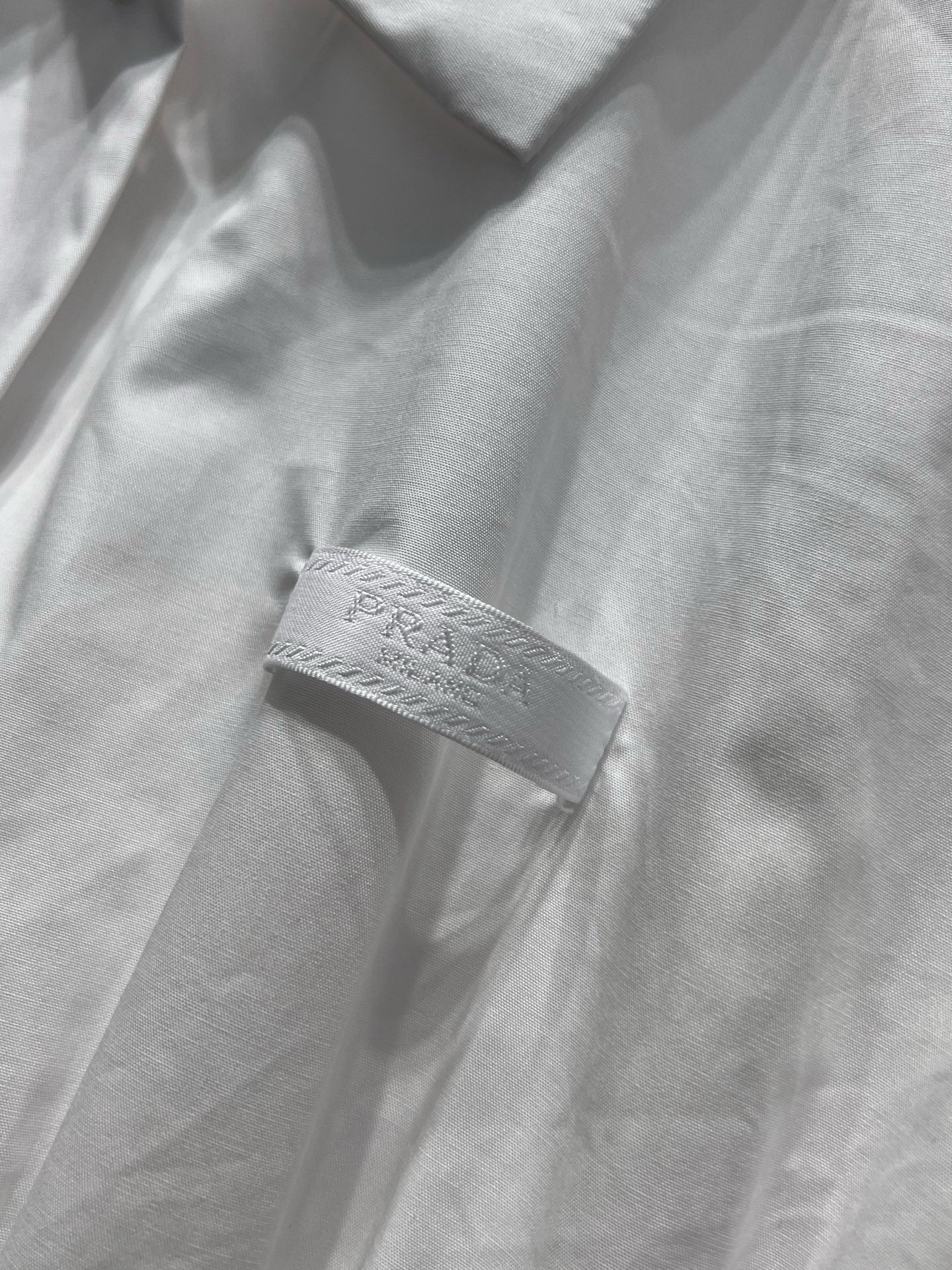 Prada 2026 Shirt White Cotton 399163