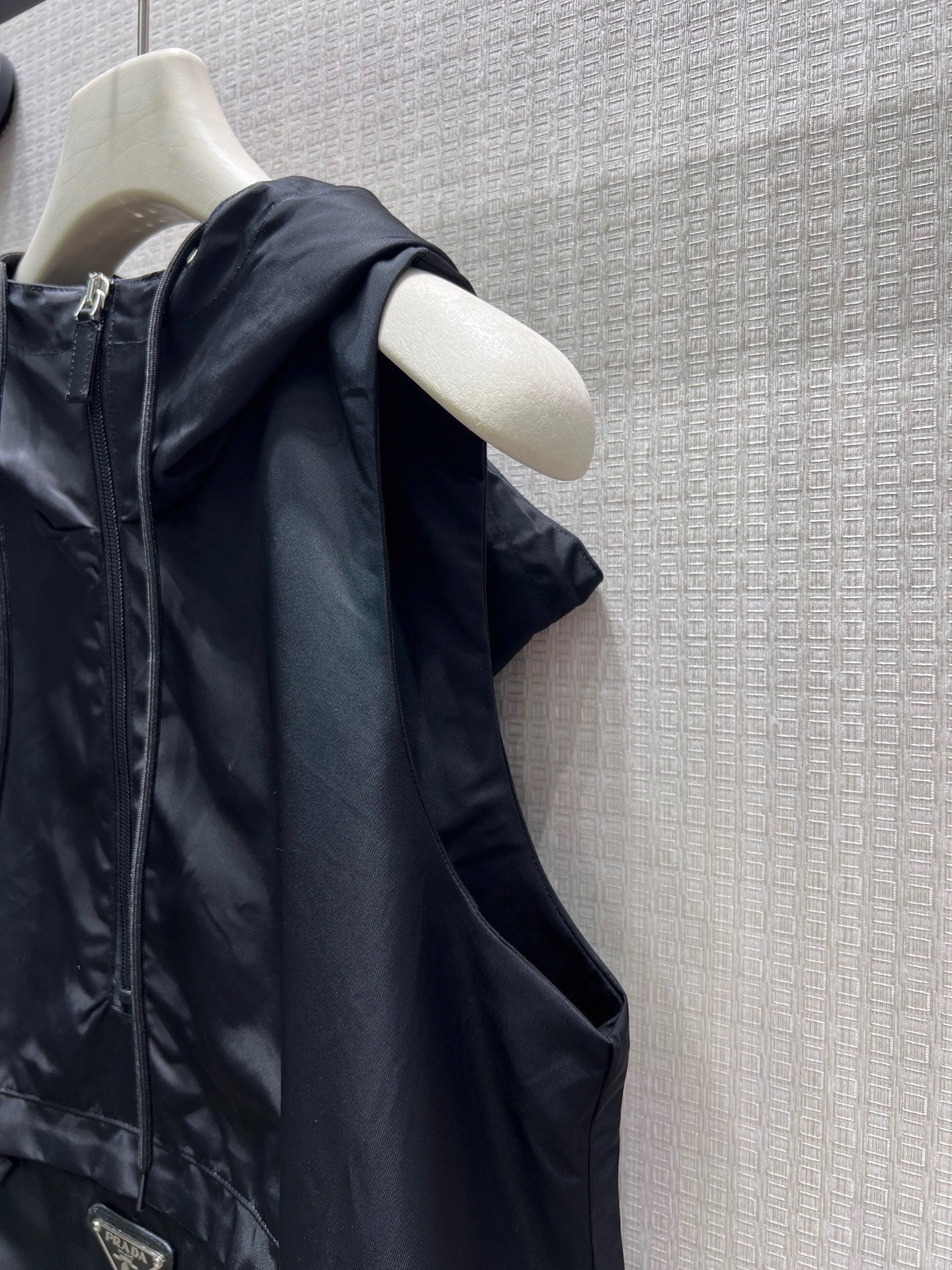 Prada 2026 Vest Dress Black Polyamide 399121