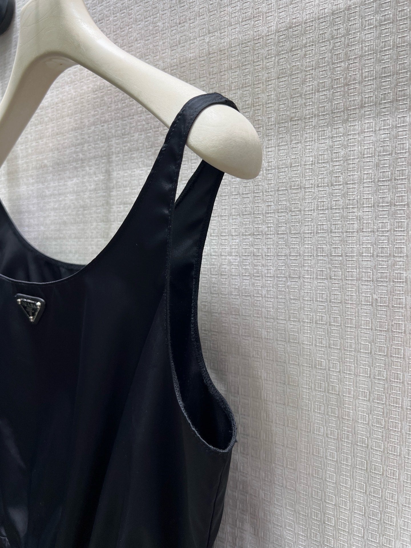 Prada 2026 Strappy Dress Black Polyamide 399132