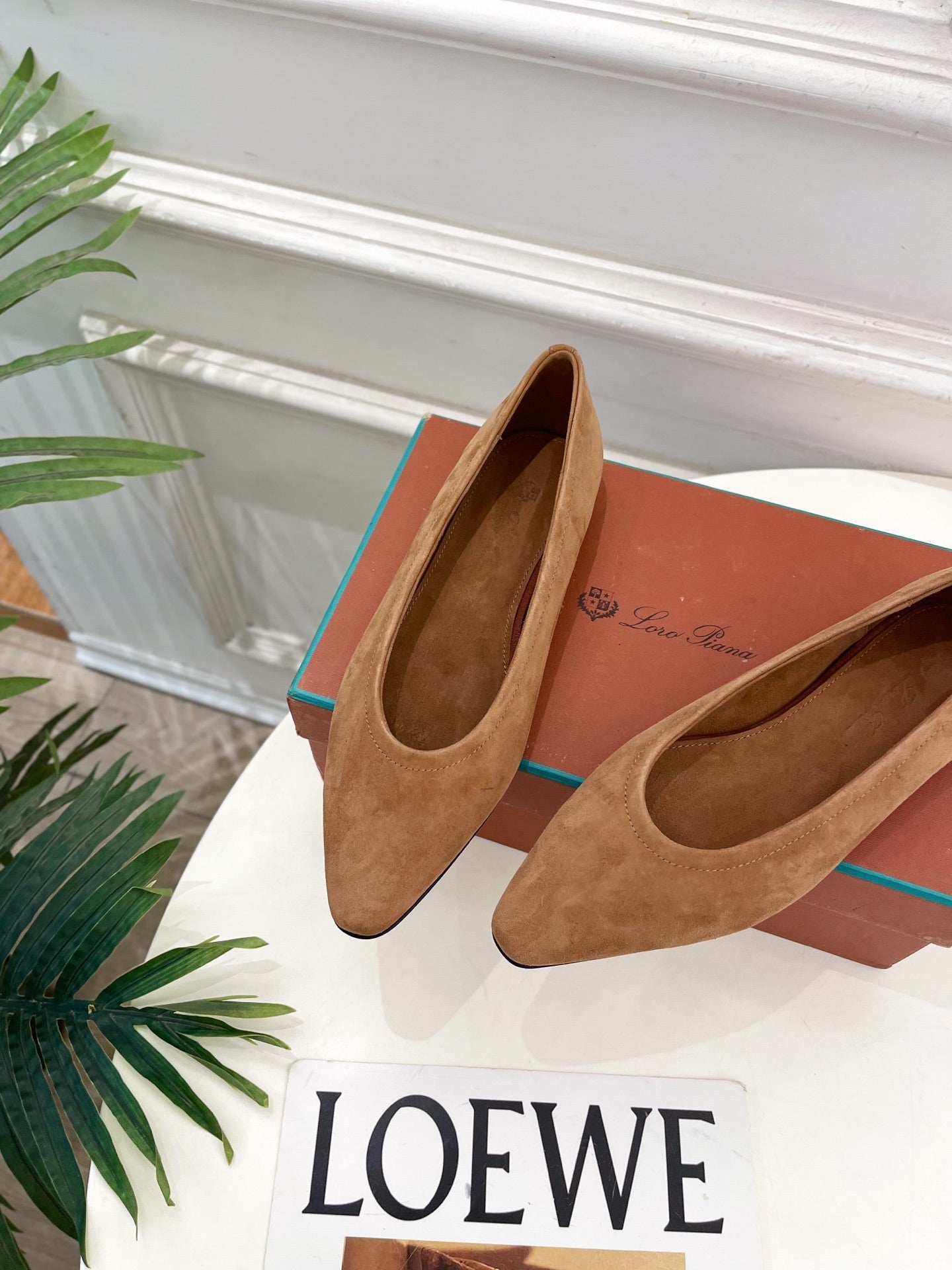 LP 26SS Ballet Flats Suede 587577