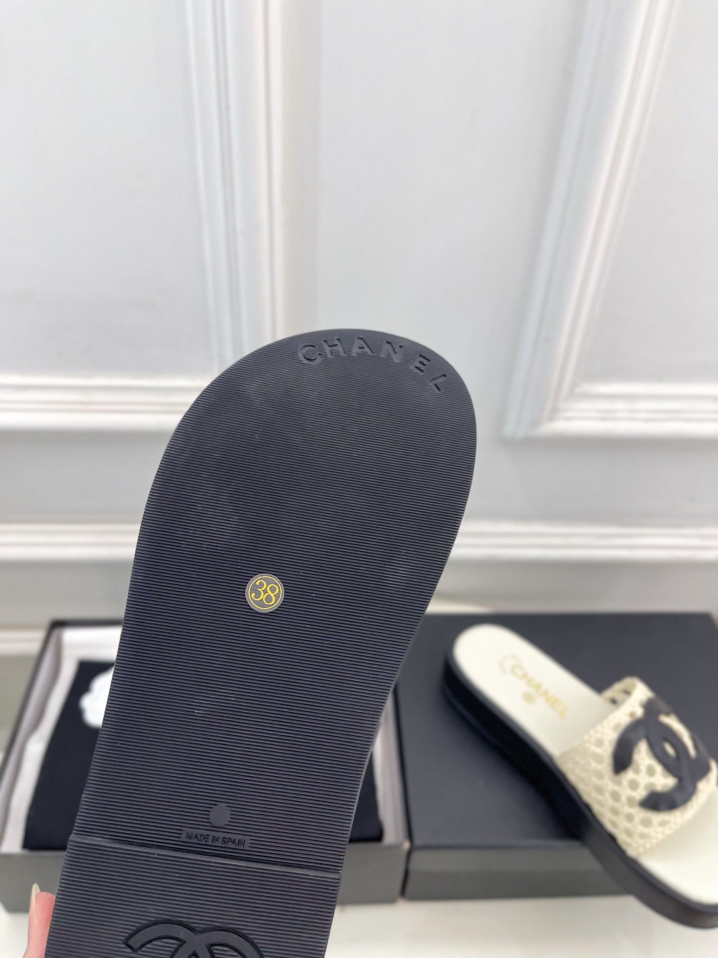 Chanel 2026 Platform Slippers Sheepskin 831543