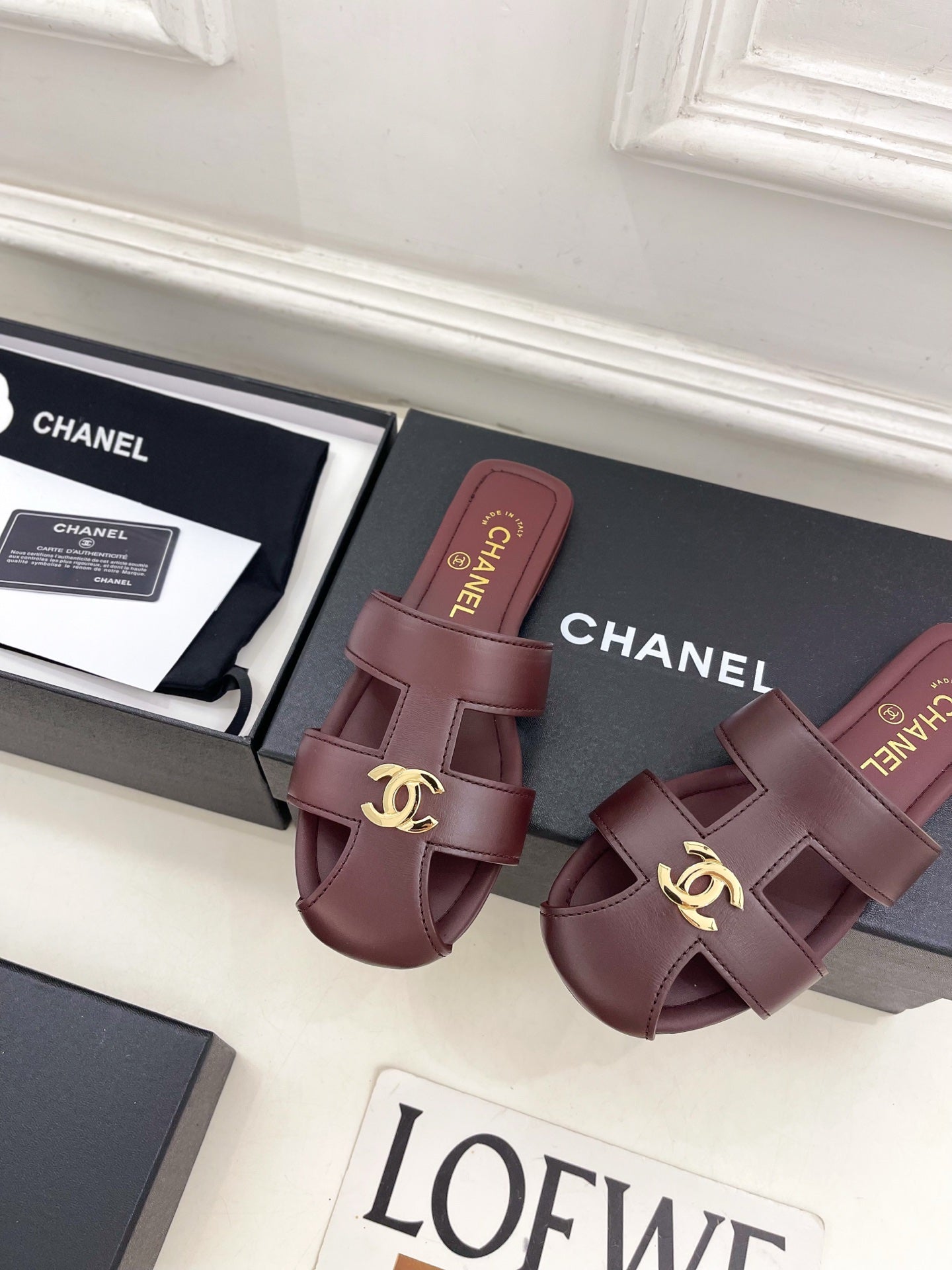 Chanel 2026 Flat Sandals Lambskin Sheepskin 831399