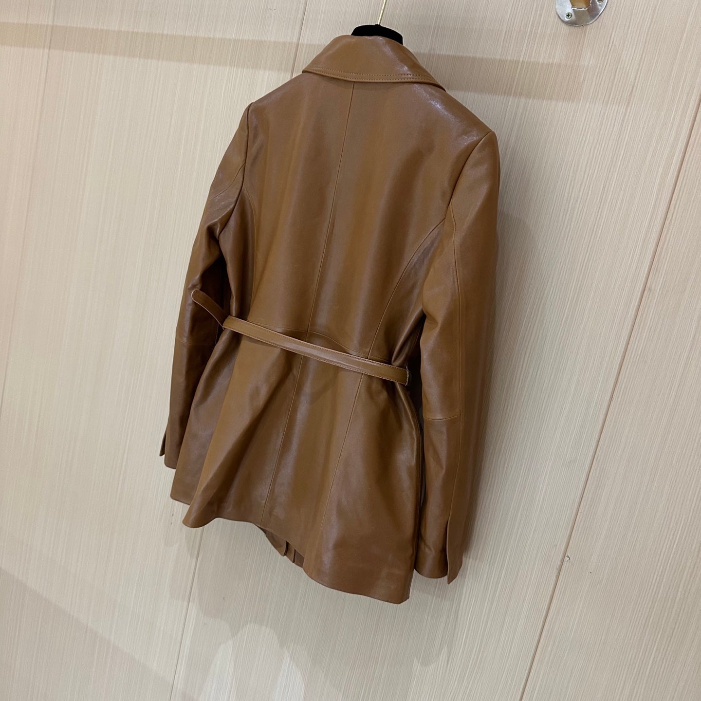 Gucci Jacket Brown Leather 276970