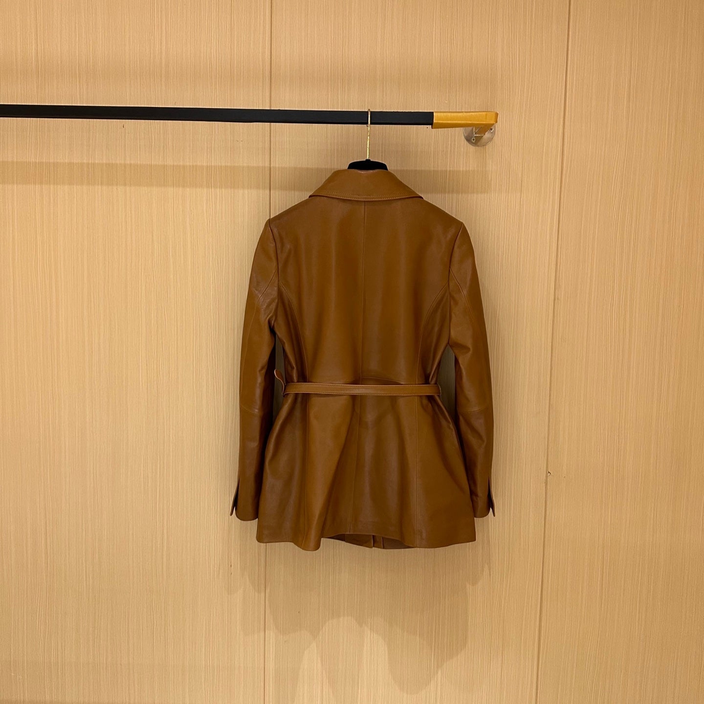 Gucci Jacket Brown Leather 276970