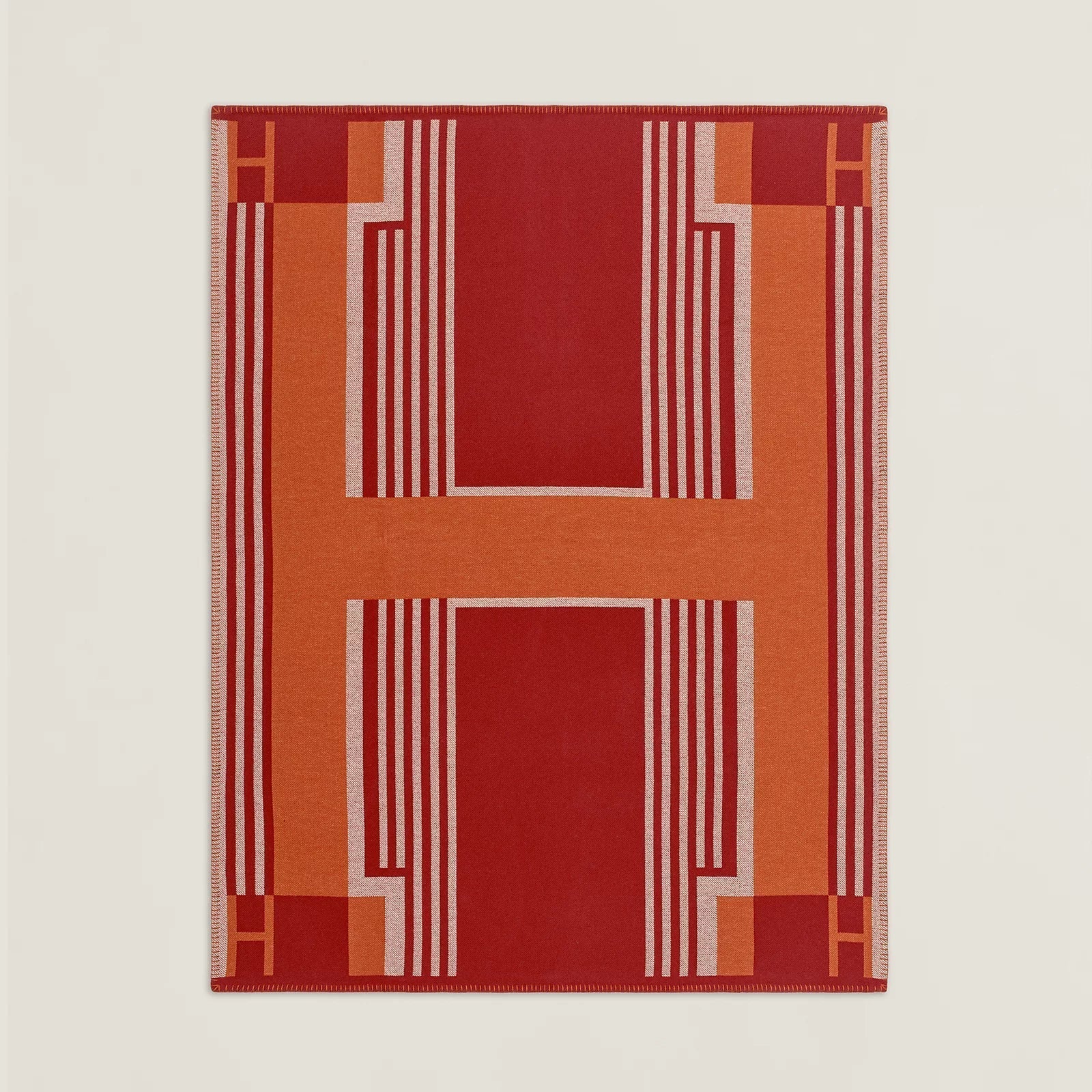 Hermes Ithaque Throw Blanket Wool Cashmere