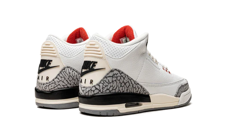 Nike Air Jordan 3 Ivory Gray Cowhide