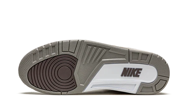 Nike Air Jordan 3 Retro White Gray Brown Suede Leather