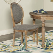 Linon Shiraz Collection Oval Back Chair