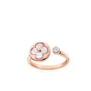 SUN 1 DIAMOND PINK MOP RING