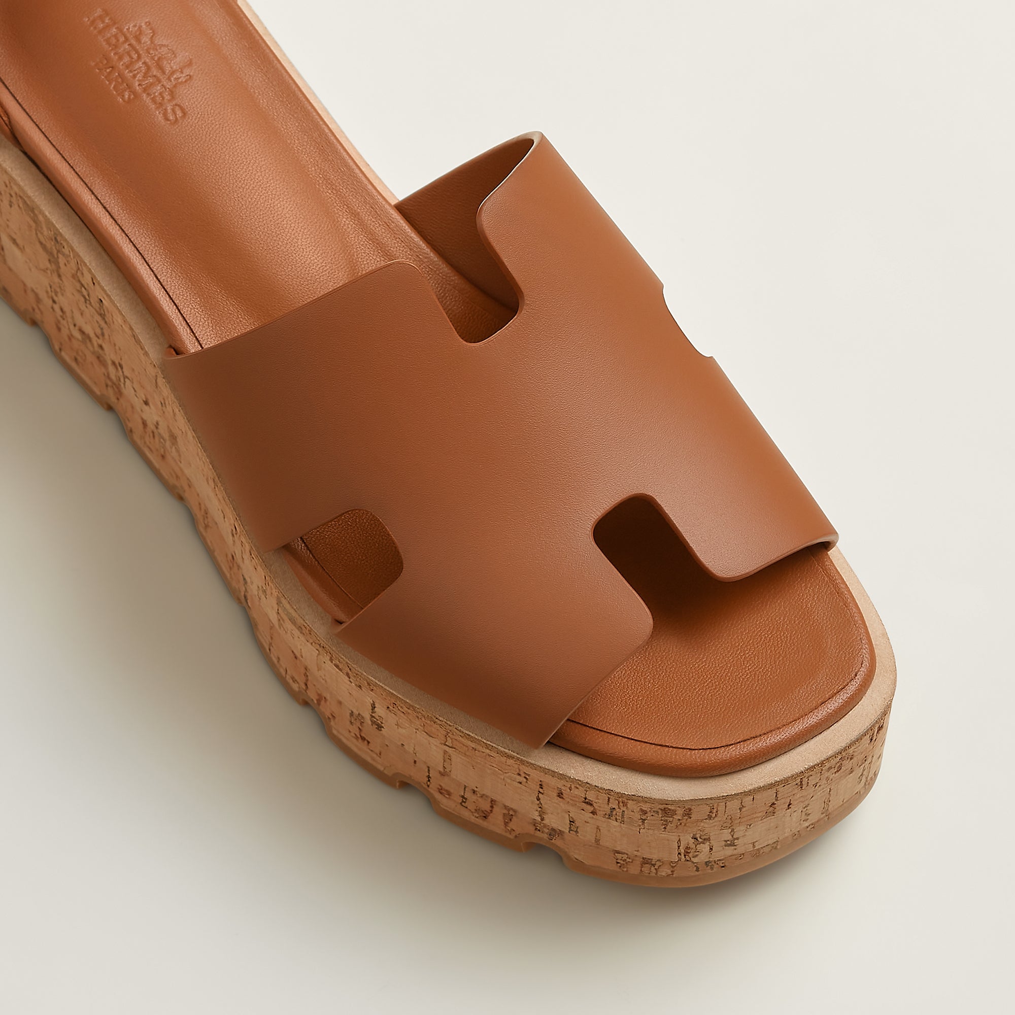 Hermes 2026 Luce 30 Sandal Brown Calfskin