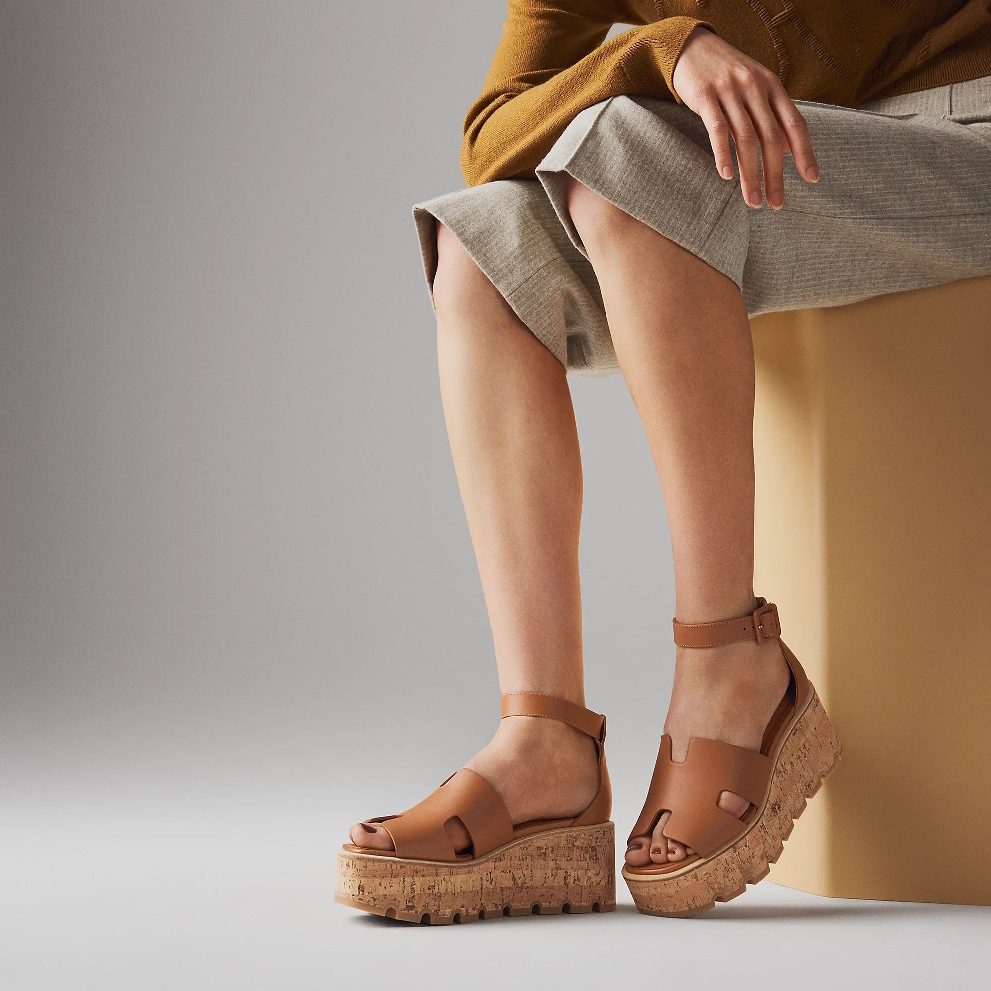 Hermes 2026 Luce 30 Sandal Brown Calfskin