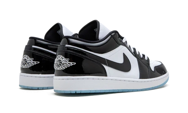 Nike Jordan 1 Black White Patent Leather Cowhide