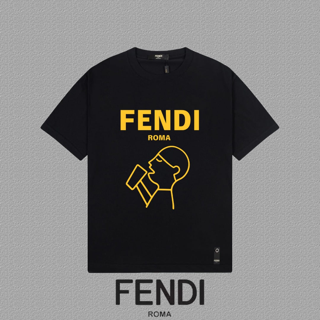 Fendi 2026 Men's Short-Sleeve T-Shirt Cotton 806054