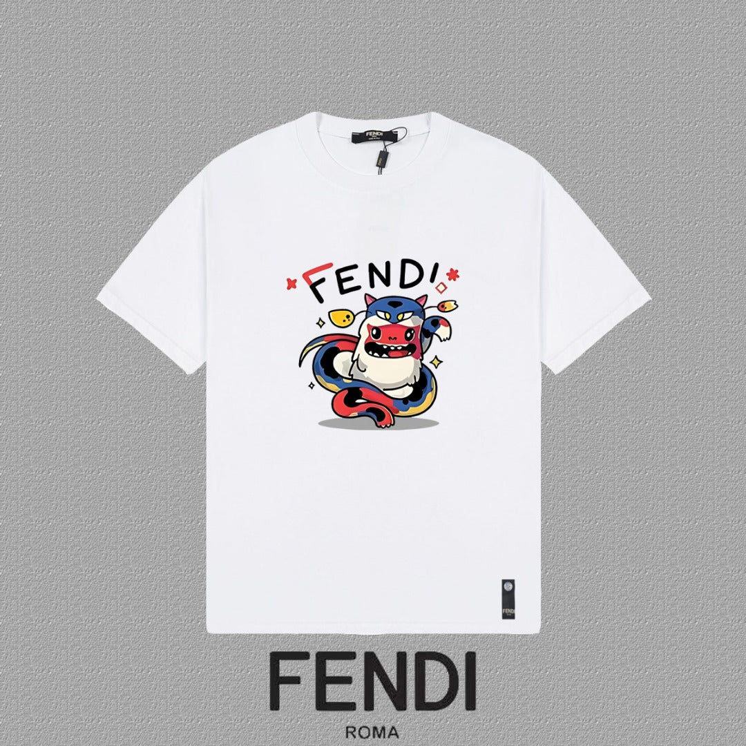 Fendi 2026 Men's Short-Sleeve T-Shirt Cotton 806078
