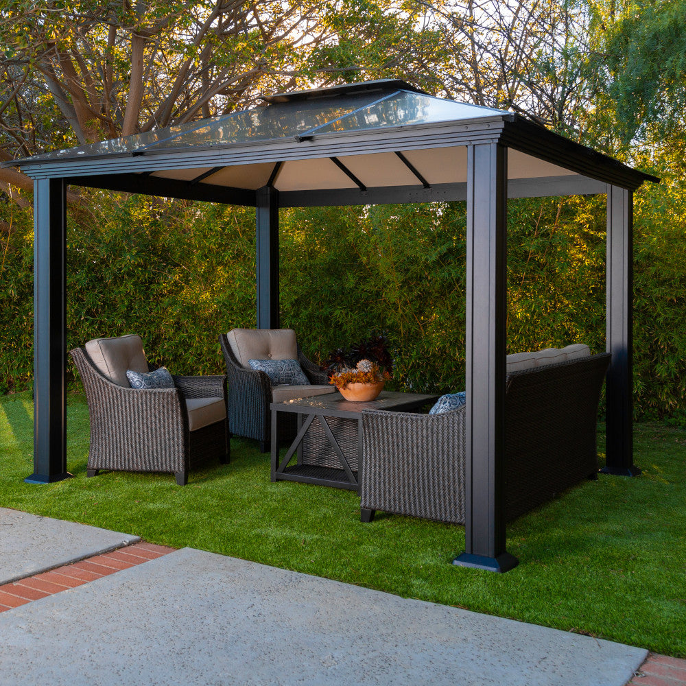 Paragon Outdoor Santa Monica Hard Top Gazebo