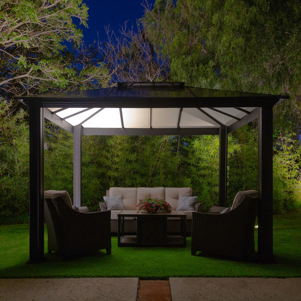 Paragon Outdoor Santa Monica Hard Top Gazebo