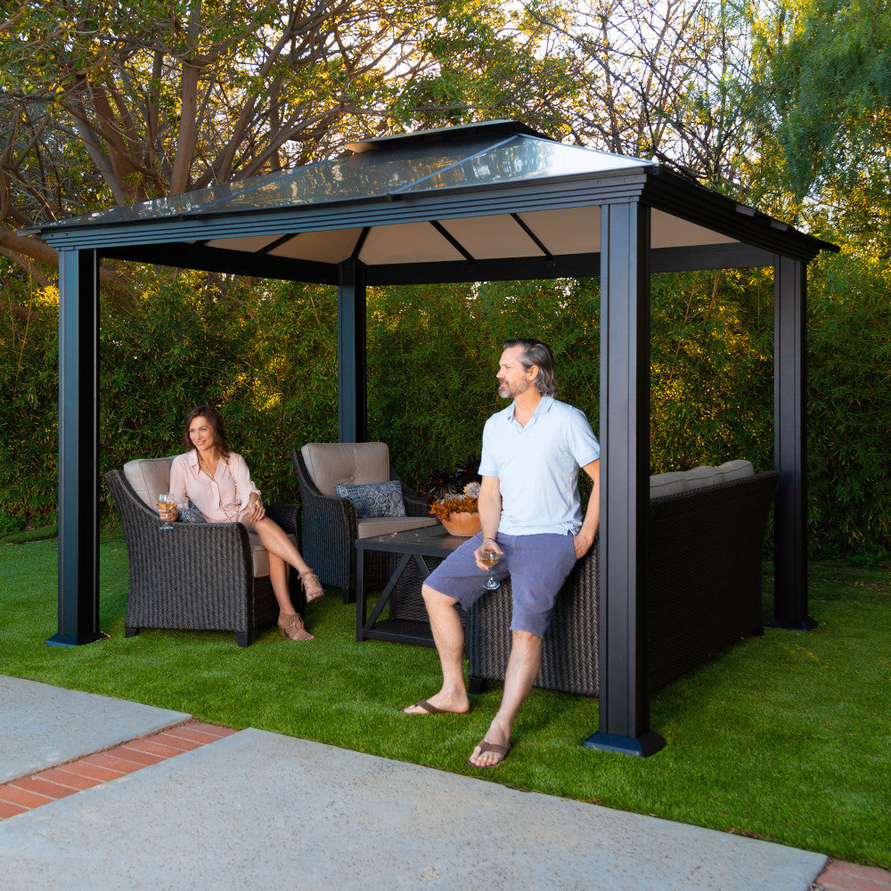 Paragon Outdoor Santa Monica Hard Top Gazebo