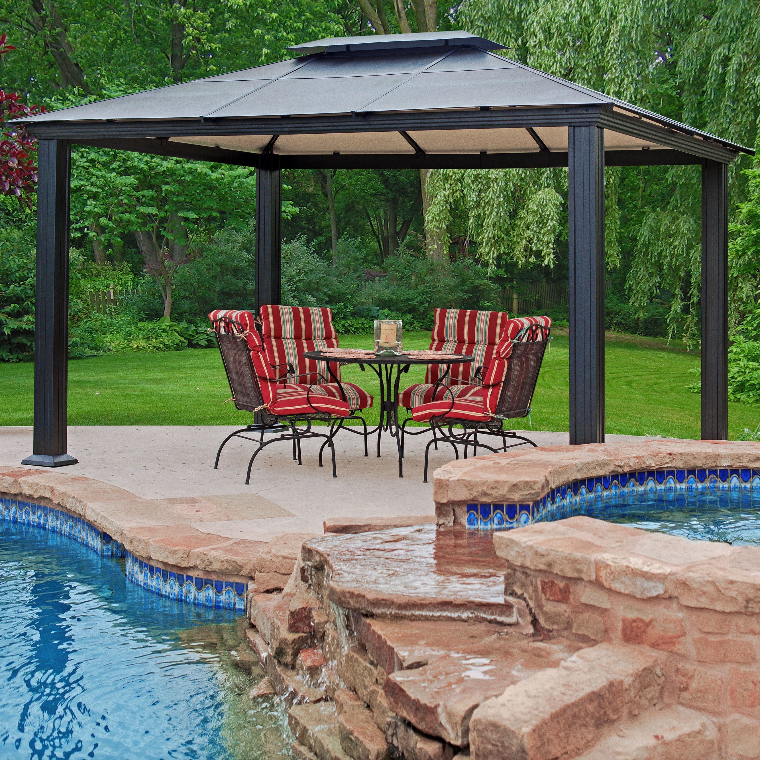Paragon Outdoor Santa Monica Hard Top Gazebo