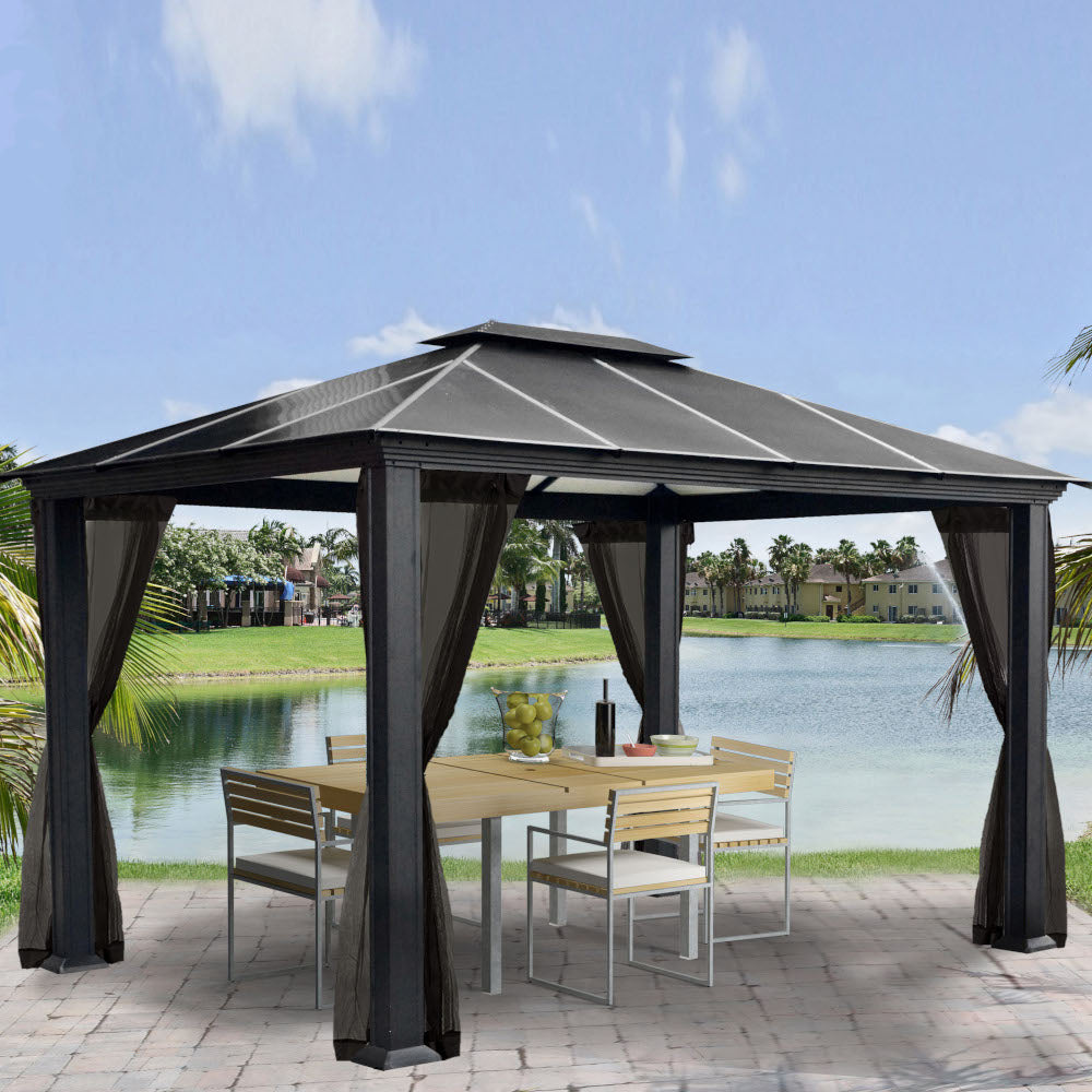 Paragon Outdoor Santa Monica Hard Top Gazebo