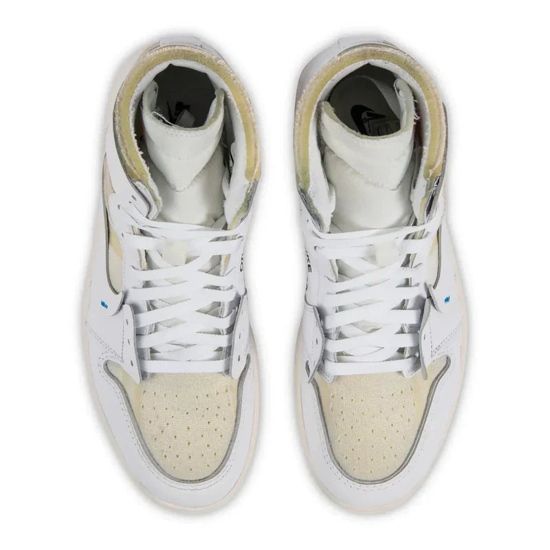 Off-White x Air Jordan 1 Retro White Beige Leather