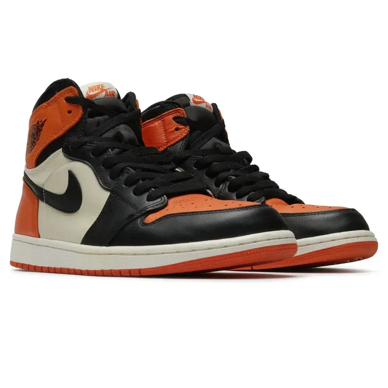 Nike Air Jordan 1 Retro Orange Black Cowhide