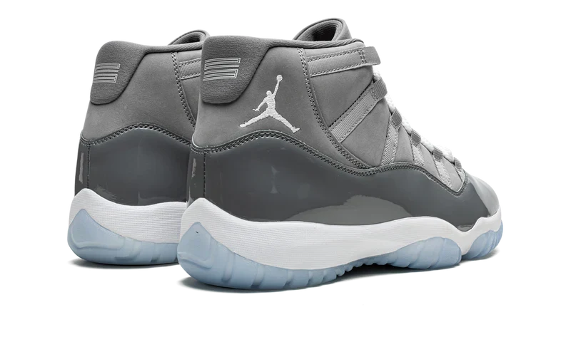 Nike Air Jordan 11 Cool Grey Patent Leather Nubuck