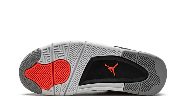 Nike Jordan 4 Black Gray Nubuck Mesh Suede 01