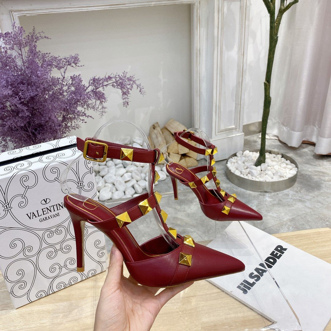 Valentino Pump Mule High Heel 95mm Sheepskin 239527