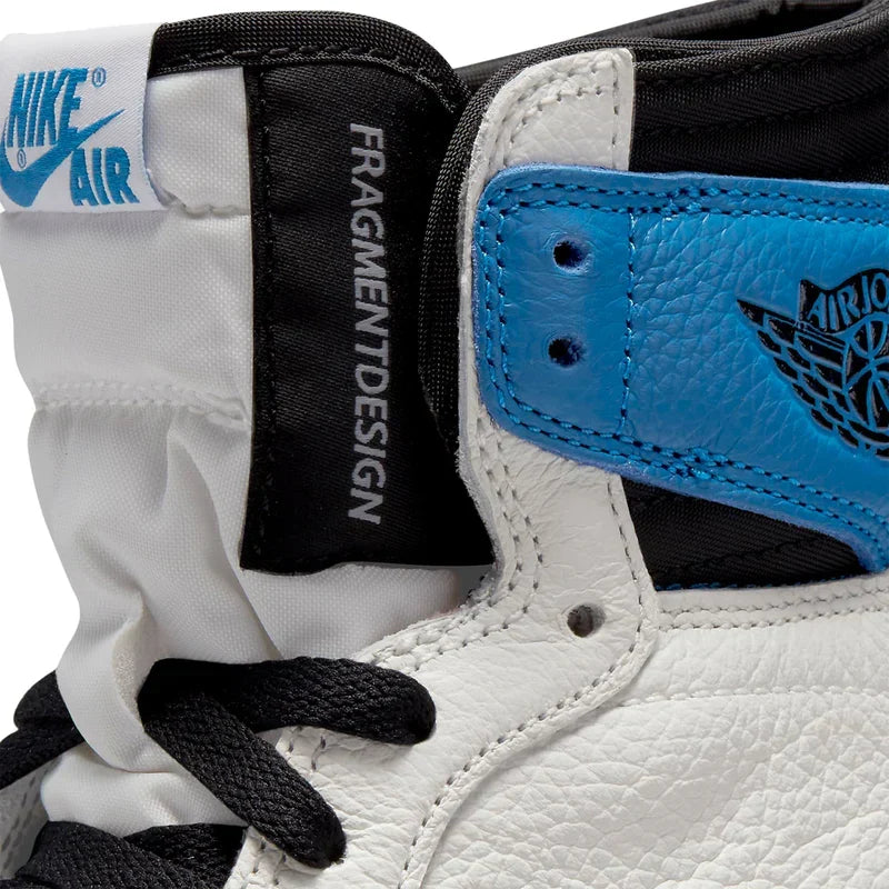 Travis Scott x Air Jordan 1 Blue Black White Leather