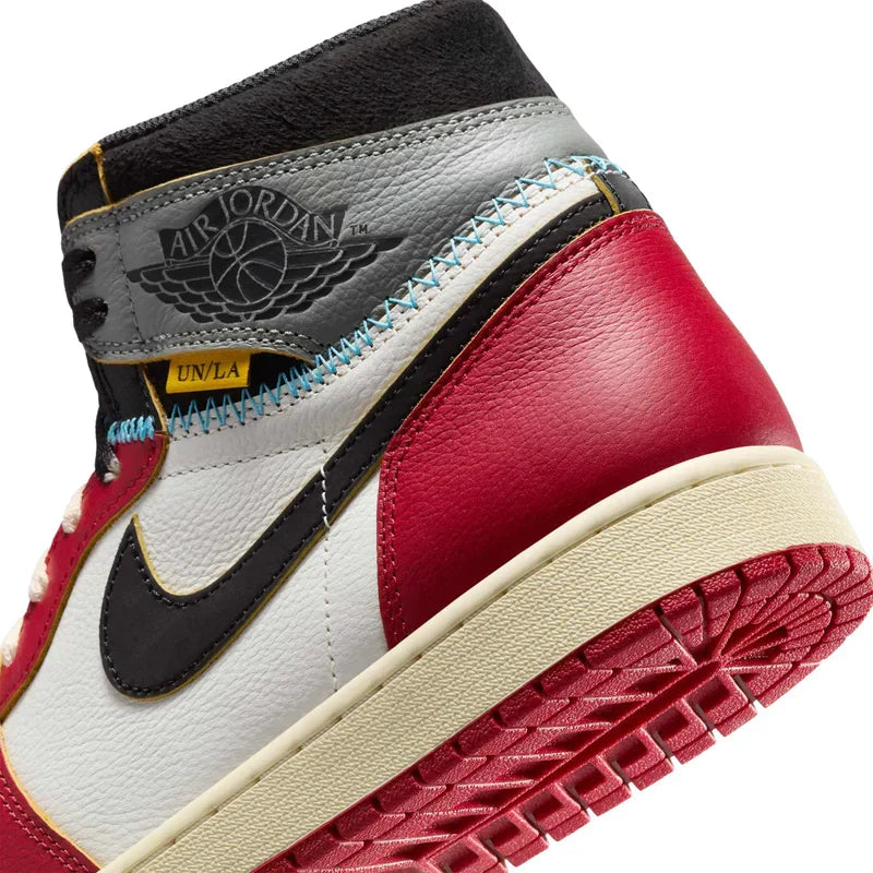 Union LA x Air Jordan 1 Retro White Red Gray Cowhide