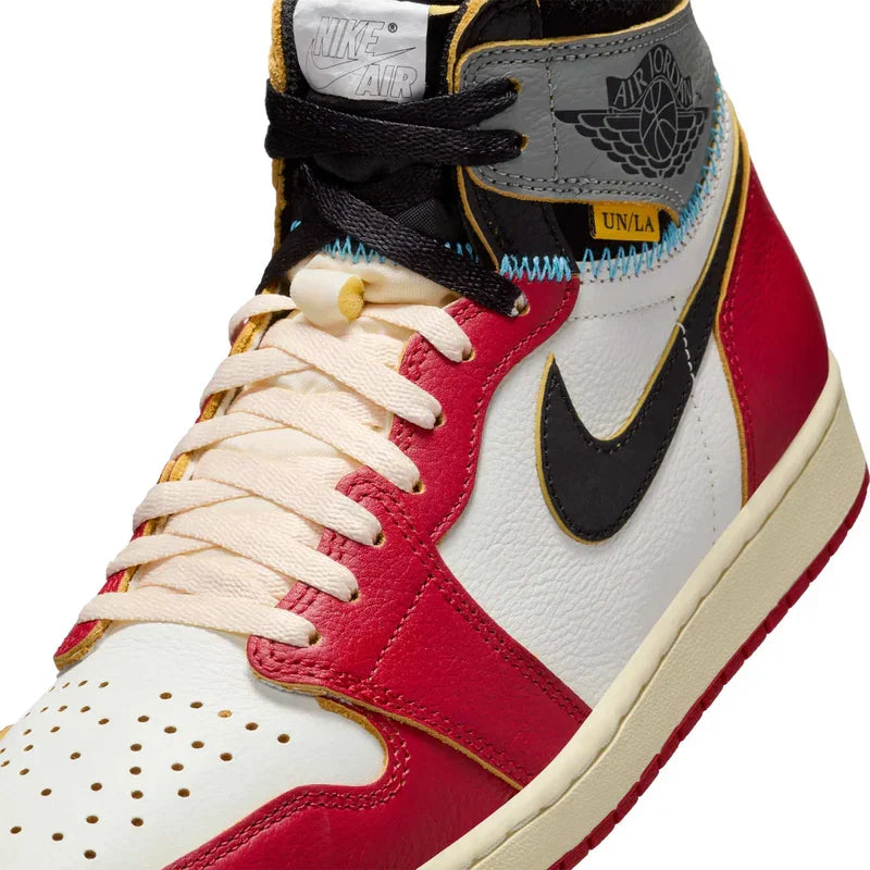 Union LA x Air Jordan 1 Retro White Red Gray Cowhide