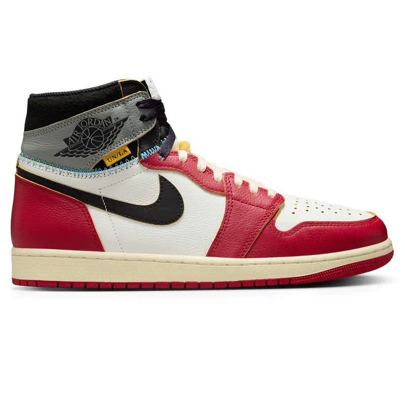 Union LA x Air Jordan 1 Retro White Red Gray Cowhide