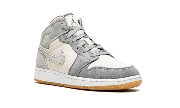 Nike Jordan 1 Mid SE Coconut Milk Particle Grey Suede