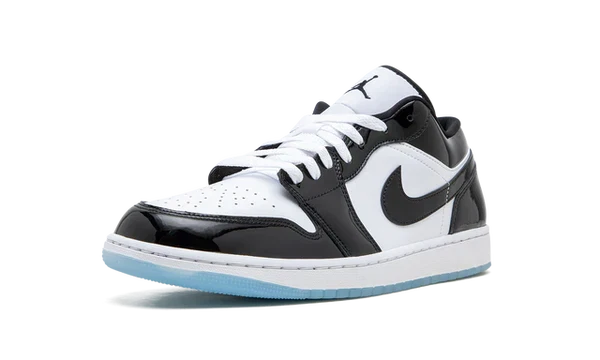Nike Jordan 1 Black White Patent Leather Cowhide