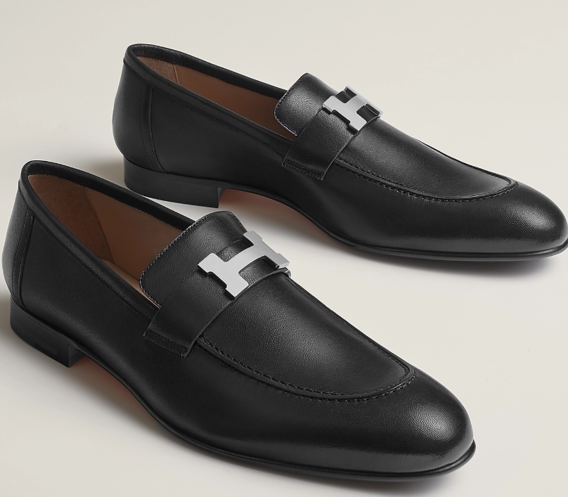 HM Paris Loeafer Black Goatskin