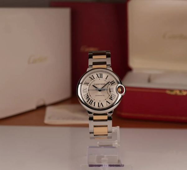 Cartier Ballon Bleu 36mm Steel and Yellow Gold Watch