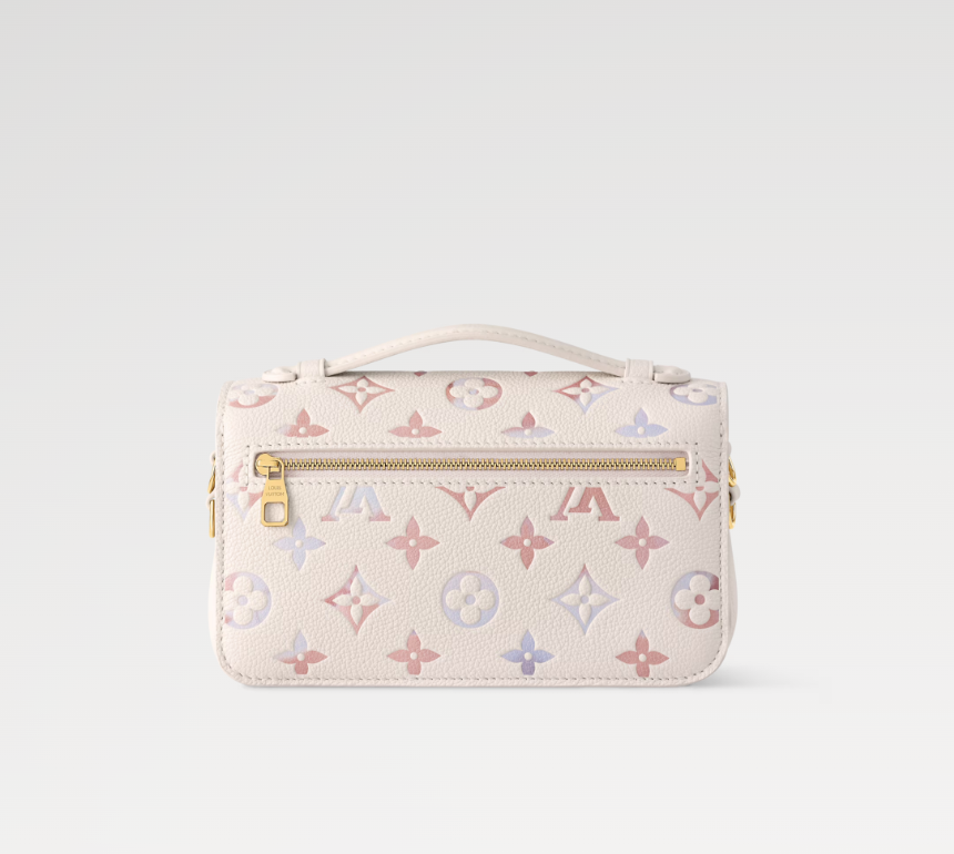 Pochette Metis East West 21.5 Cream Monogram Empreinte Calfskin
