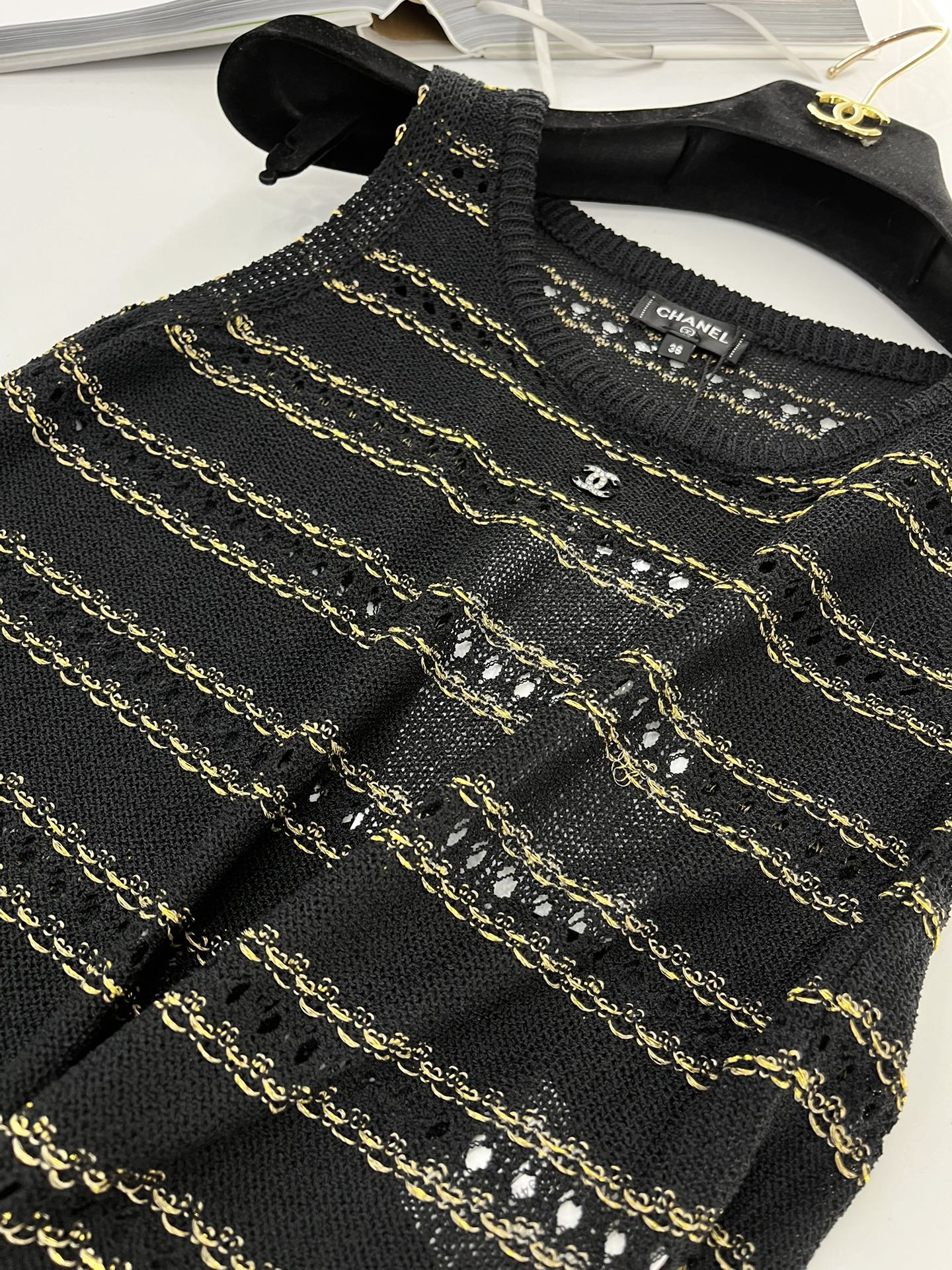 CC Stripe Transparent Tank