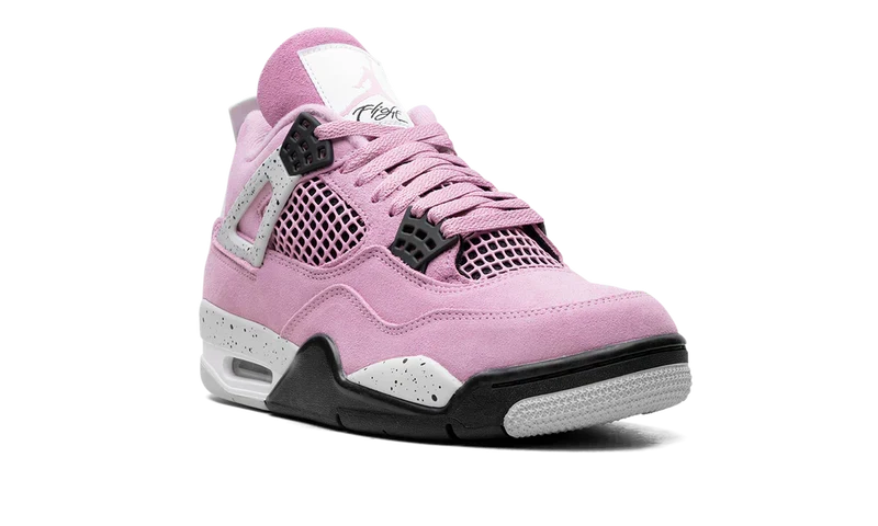 Nike Air Jordan 4 Retro Pink Black Suede