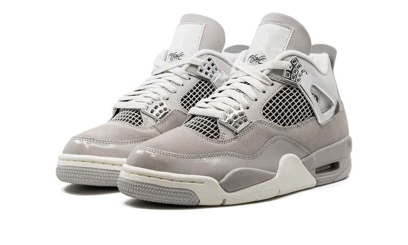 Nike Air Jordan 4 Frozen Light Gray Suede