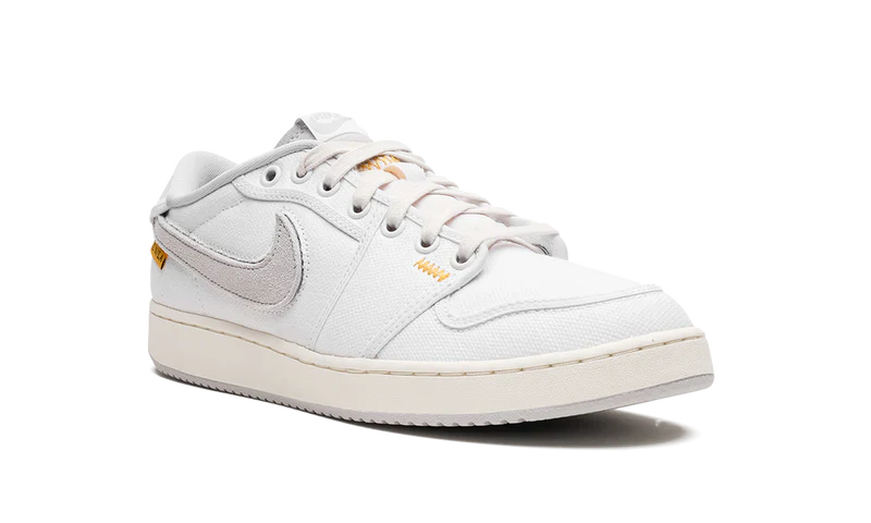 Nike Air Jordan 1 White Neutral Grey Suede Leather