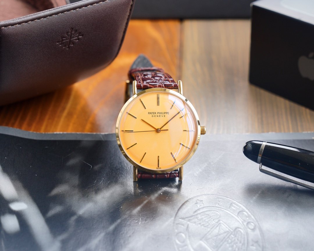 PATEK CALATRAVA ROSE GOLD SUPER THIN MANAUL WOUND
