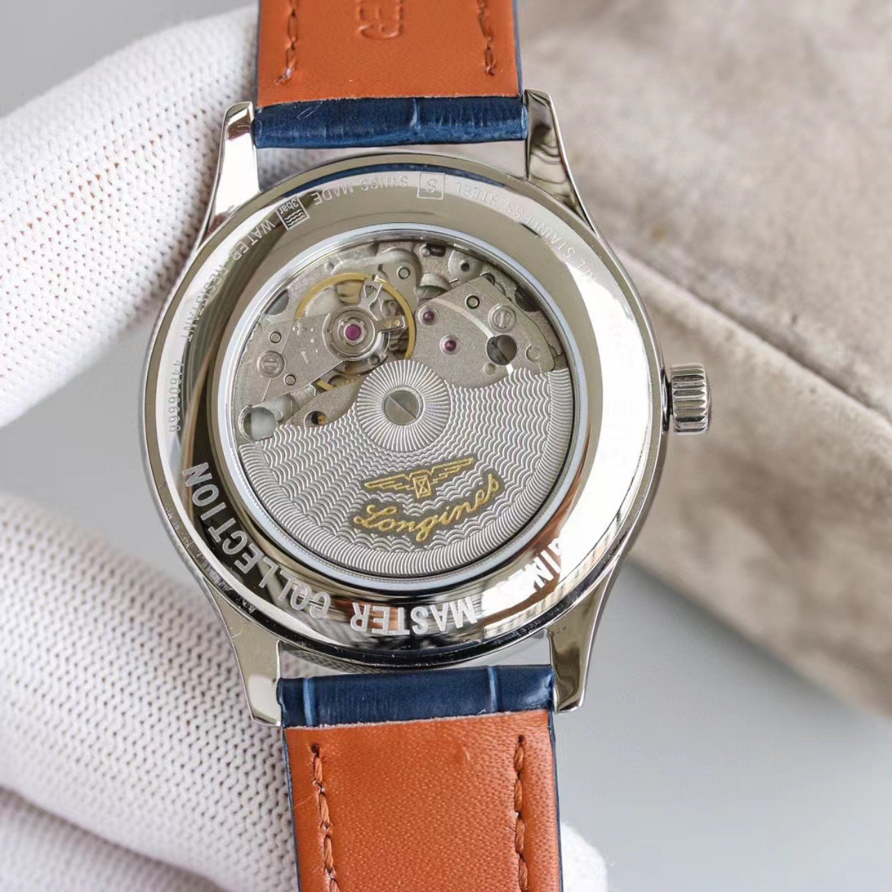MASTER COLLECTION 42 AUTOMATIC STAINLESS STEEL BLUE DIAL
