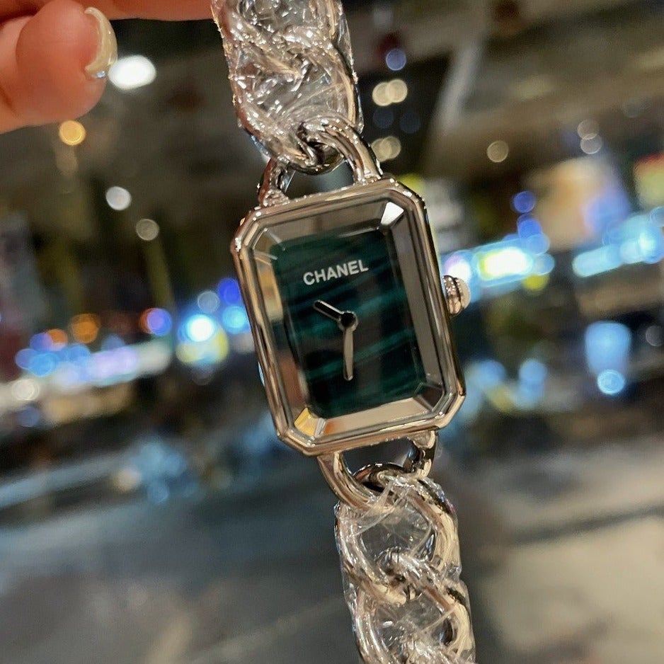 PREMIERE LADY QUARTZ 21 SILVER BLUE DIAL