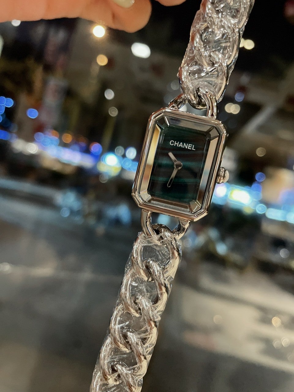 PREMIERE LADY QUARTZ 21 SILVER BLUE DIAL